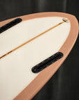 Aloha Twin Pin PU Tint Polish Surfboard 3F (Future) - Mushroom