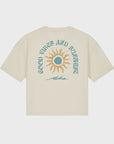 Aloha Womens Good Vibes T-Shirt - Off White - ManGo Surfing