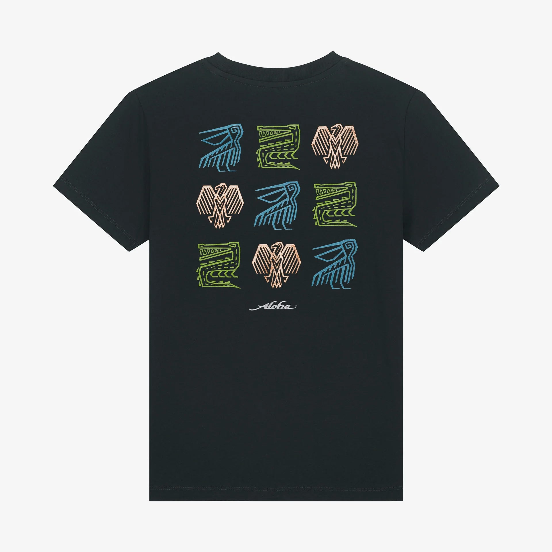 Aloha Kids Tribal Animals T-Shirt - Black – ManGo Surfing