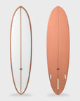 Aloha - Fun division - Coral - 7'6 x 22 1/4 x 3 - 55.58 LTRS - FCS 2 - 2+1