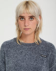 Volcom Womens Bubble Tease Sweater - Storm Blue