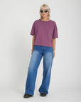 Volcom Womens Stone Blanks Up T-Shirt - Orchid