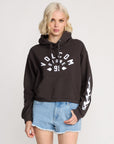 Volcom Womens 1991 Mini Hoodie - Vintage Black