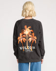 Volcom Womens Stone Magic Crew Sweatshirt - Vintage Black