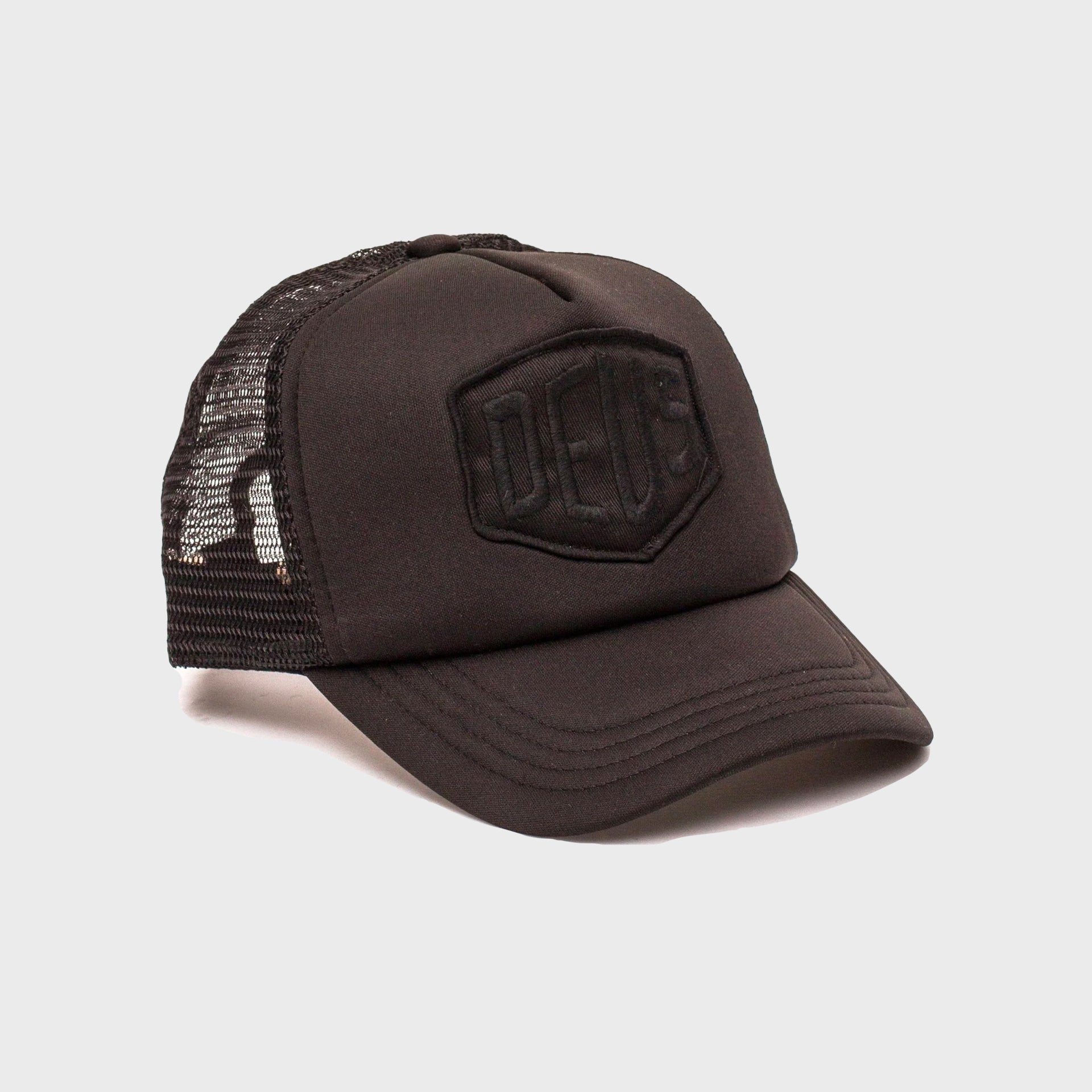 Deus Baylands Trucker Cap - Black - ManGo Surfing