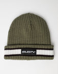 Rusty Mens Bones Reversible Beanie Hat - Shadow Army