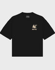 Better Days Womens Swallows Boxy T-Shirt - Black - ManGo Surfing