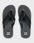 Billabong Mens All Day Flip-Flops - Raven - ManGo Surfing
