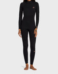 Billabong Womens 4/3mm Foil Back Zip Wetsuit - Black - ManGo Surfing