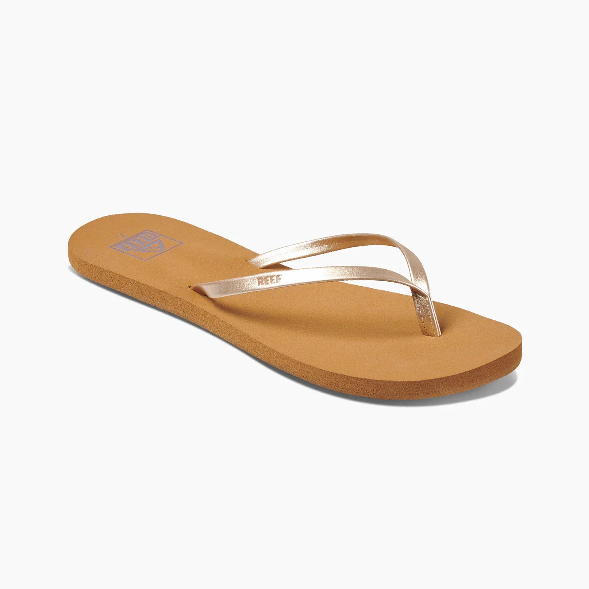 Reef Womens Bliss Nights Flip Flops Tan/Champagne – ManGo Surfing