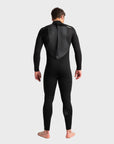 C-Skins Legend 5/4/3 Mens Back Zip Steamer Wetsuit - Black/Black/Anthracite - ManGo Surfing