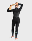 C-Skins Solace 4/3 Chest Zip Wetsuit - Raven Black/Unity/Green Ash - ManGo Surfing