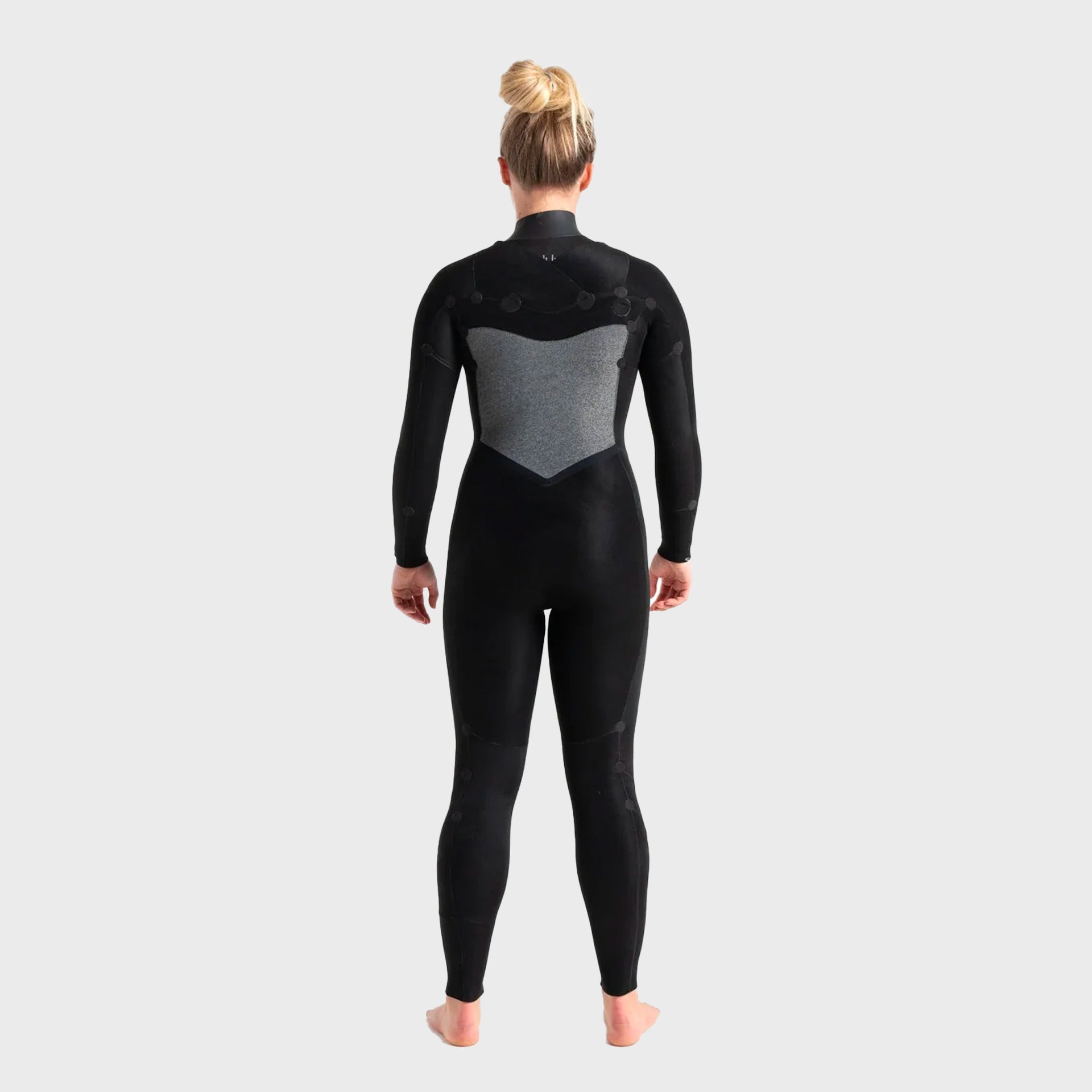 C-Skins Solace 4/3 Chest Zip Wetsuit - Raven Black/Unity/Green Ash - ManGo Surfing