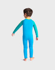 C-Skins C-KID Baby Steamer Wetsuit - Cyan/Green/Aurora Yellow - ManGo Surfing