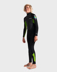C-Skins Element 3/2 Junior Wetsuit - Black/Lime/Multi - ManGo Surfing