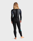 C-Skins Element 3/2 Womens Wetsuit - Raven Black/Black Tie Dye/Cyan - ManGo Surfing