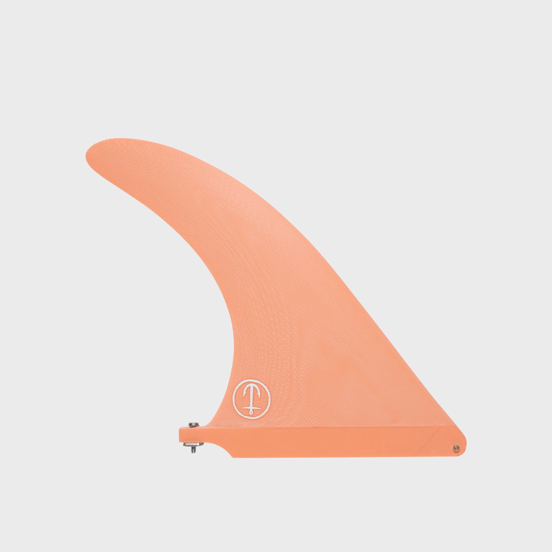 Captain Fin Raked Longboard Fin - 10" - Salmon - ManGo Surfing
