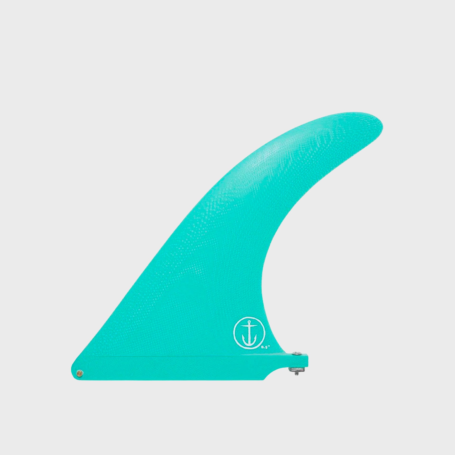 Captain Fin Raked Longboard Fin - 8" - Teal - ManGo Surfing