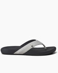 Reef Mens Cushion Phantom 2.0 Flip Flops - White/Charcoal - ManGo Surfing