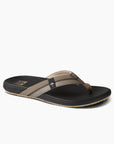 Reef Mens Cushion Phantom 2.0 Flip Flops - Fossil/Raven