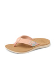 Reef Womens Santa Ana Flip Flops - Peach/Tan