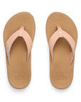 Reef Womens Santa Ana Flip Flops - Peach/Tan