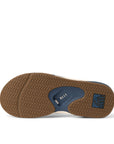 Reef Mens Fanning Flip Flops - Navy/Oat