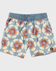 Captain Fin Mens Big Prints 16" Trunks - Coronet Blue - ManGo Surfing