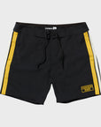Captain Fin Mens Race Tracker 17" Boardshorts - Black
