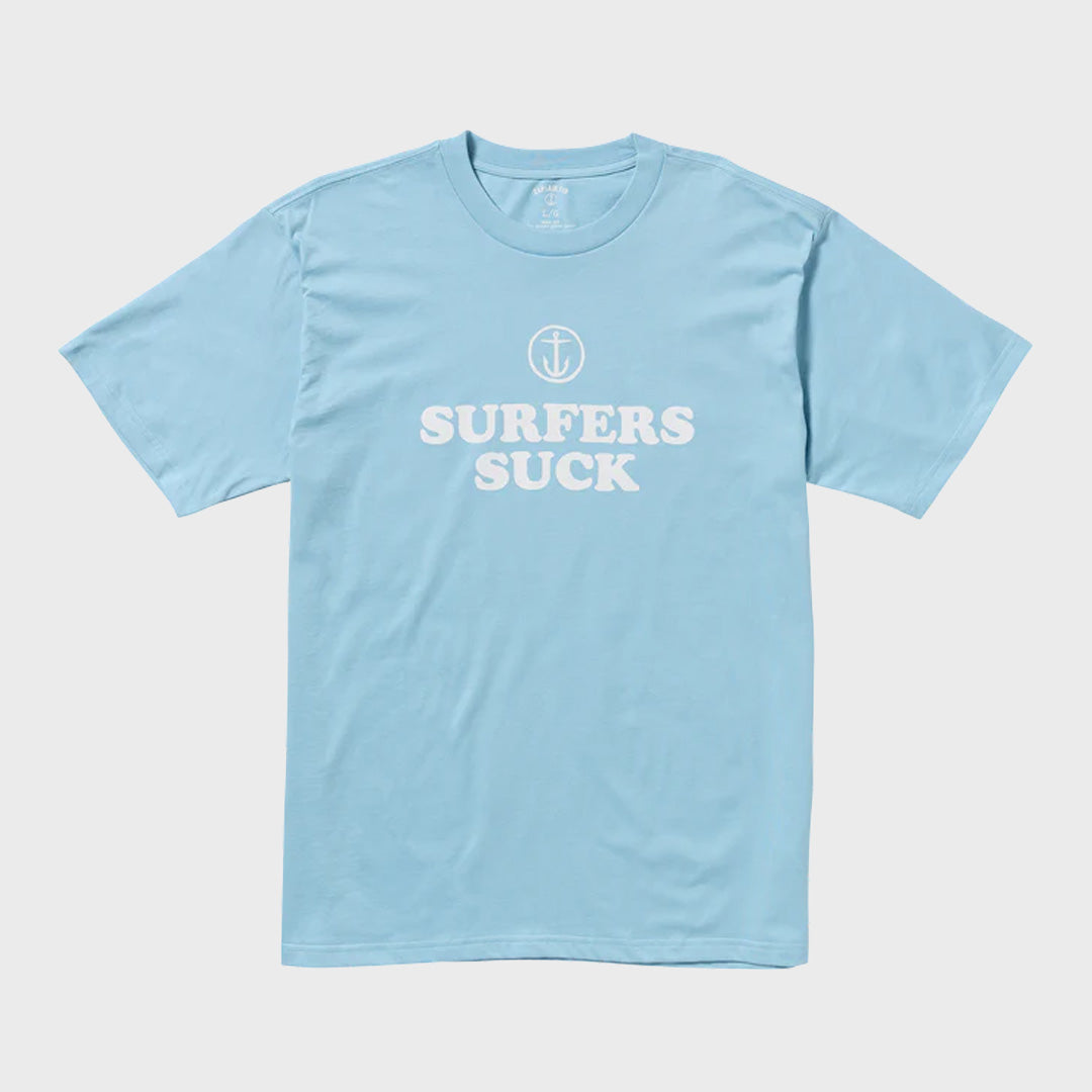 Captain Fin Mens Surfers T-Shirt - Coastal Blue - ManGo Surfing