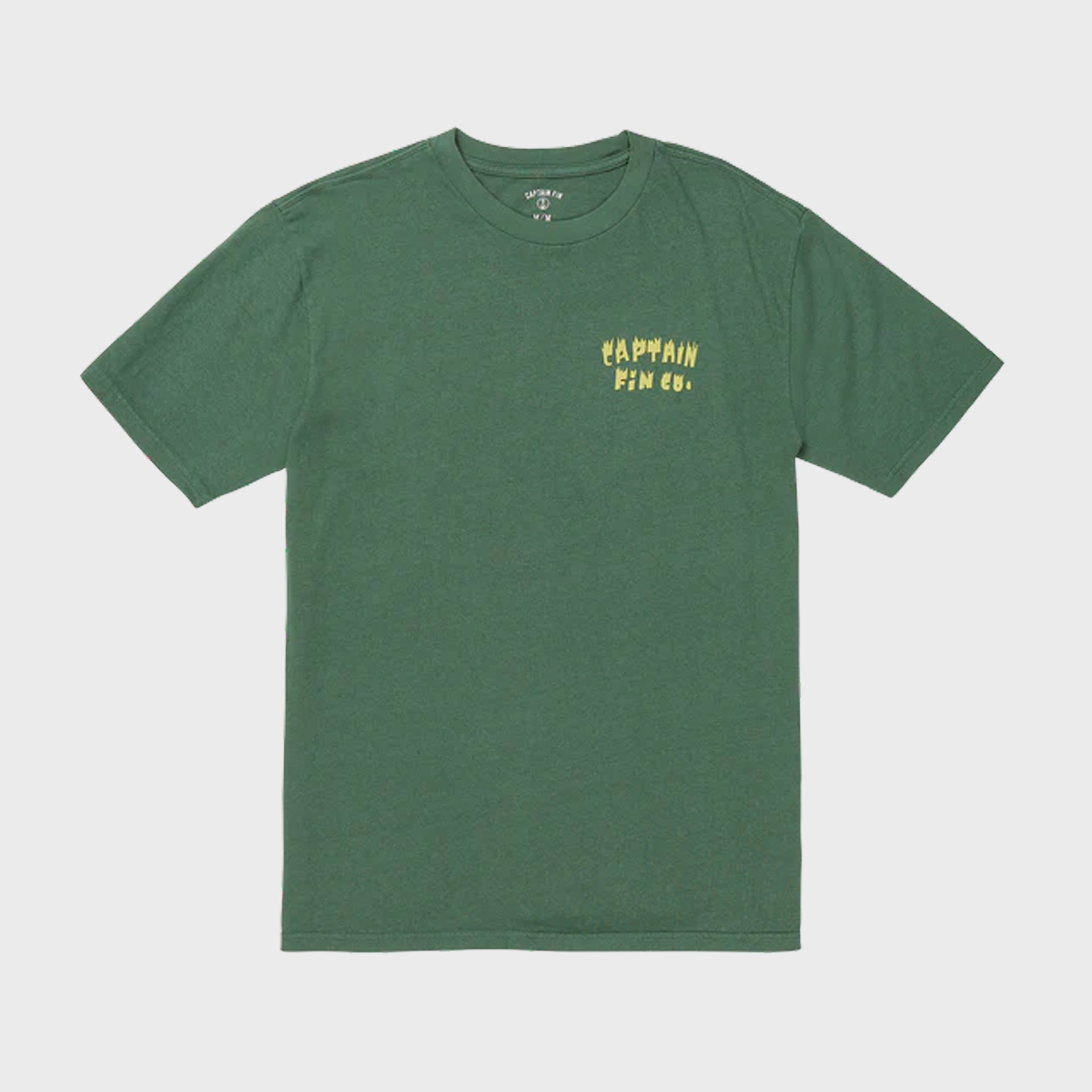 Captain Fin Men's Ozzy Wrong Flamer T-Shirt - Cilantro Green - ManGo Surfing