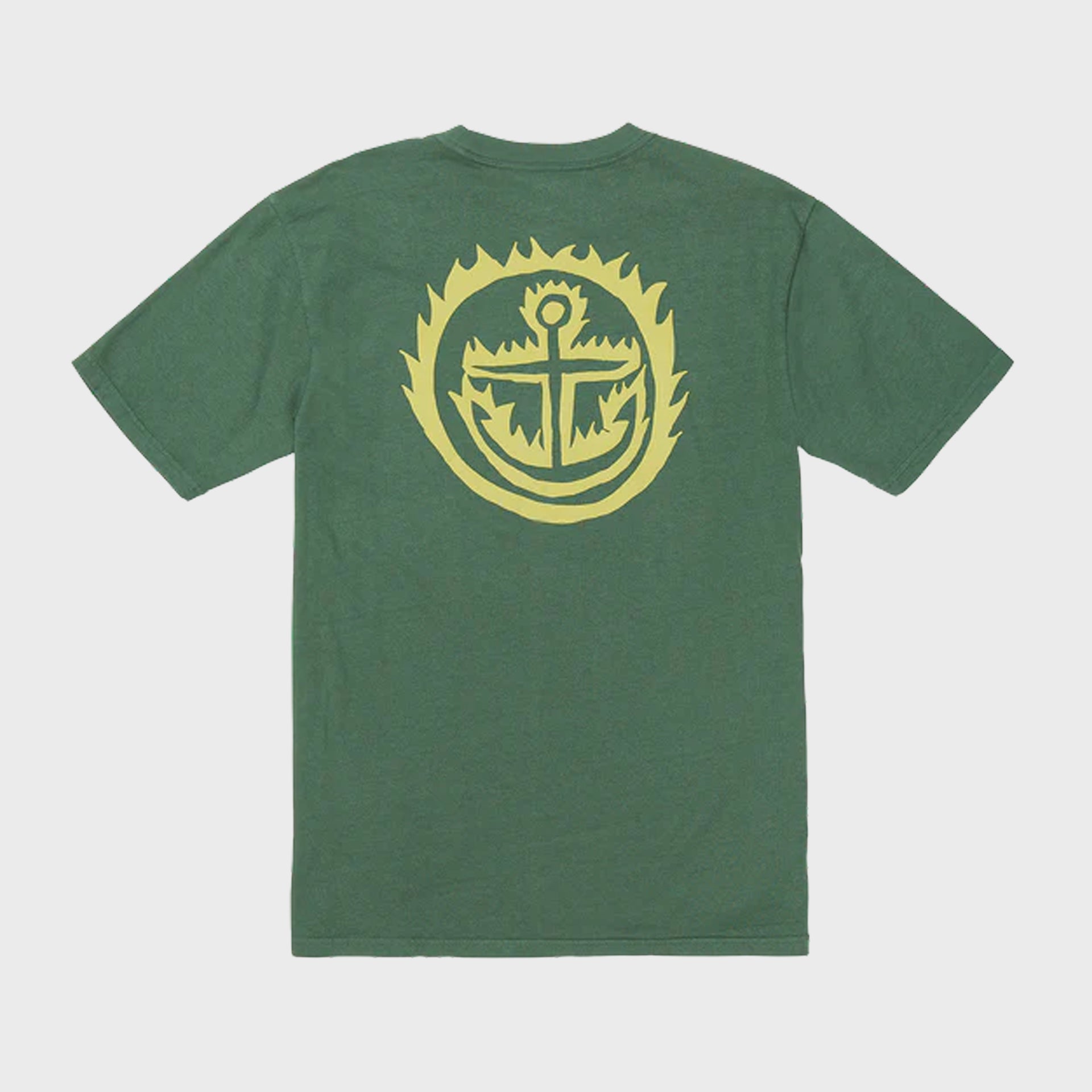 Captain Fin Men's Ozzy Wrong Flamer T-Shirt - Cilantro Green - ManGo Surfing