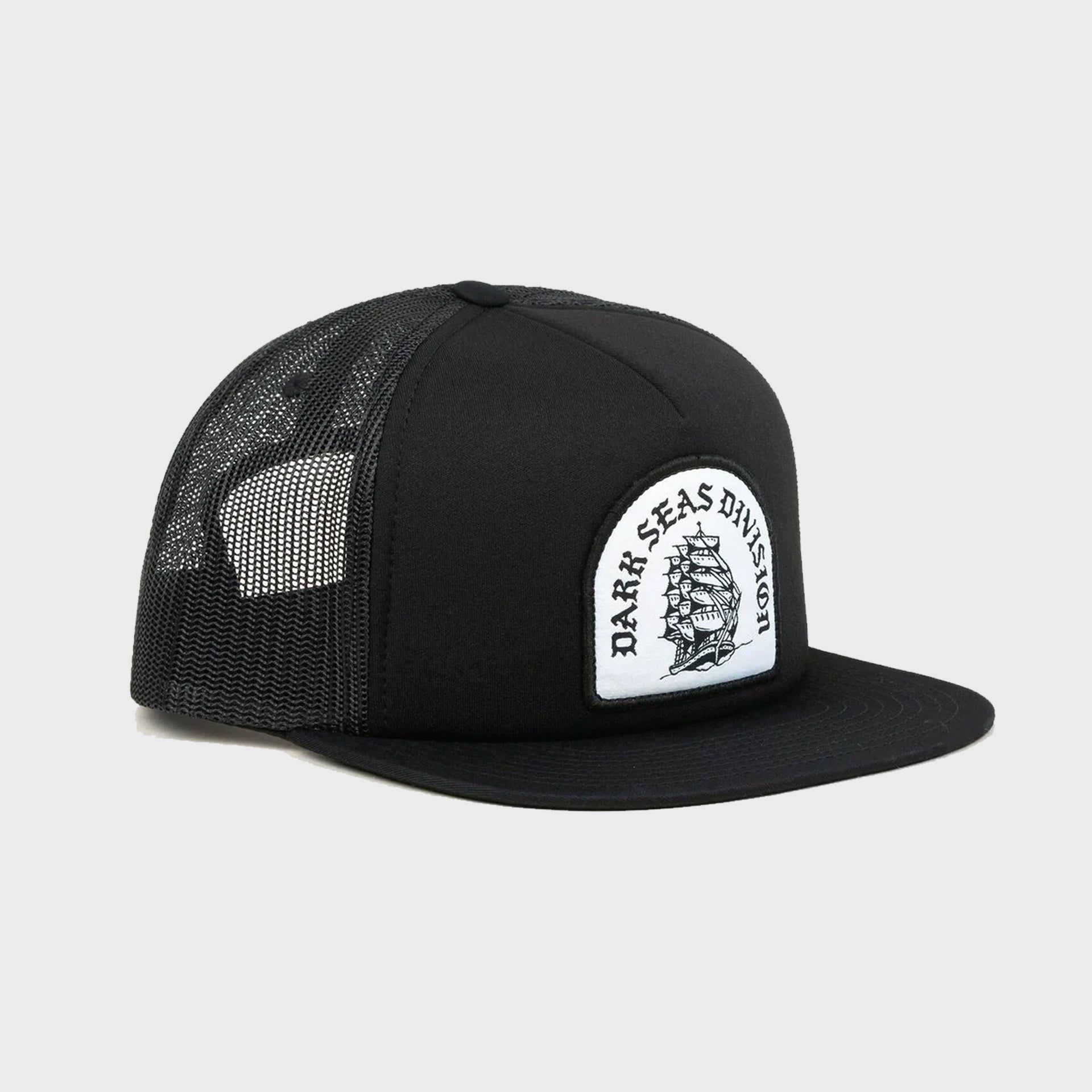 Dark Seas Clipper Hat - Black - ManGo Surfing