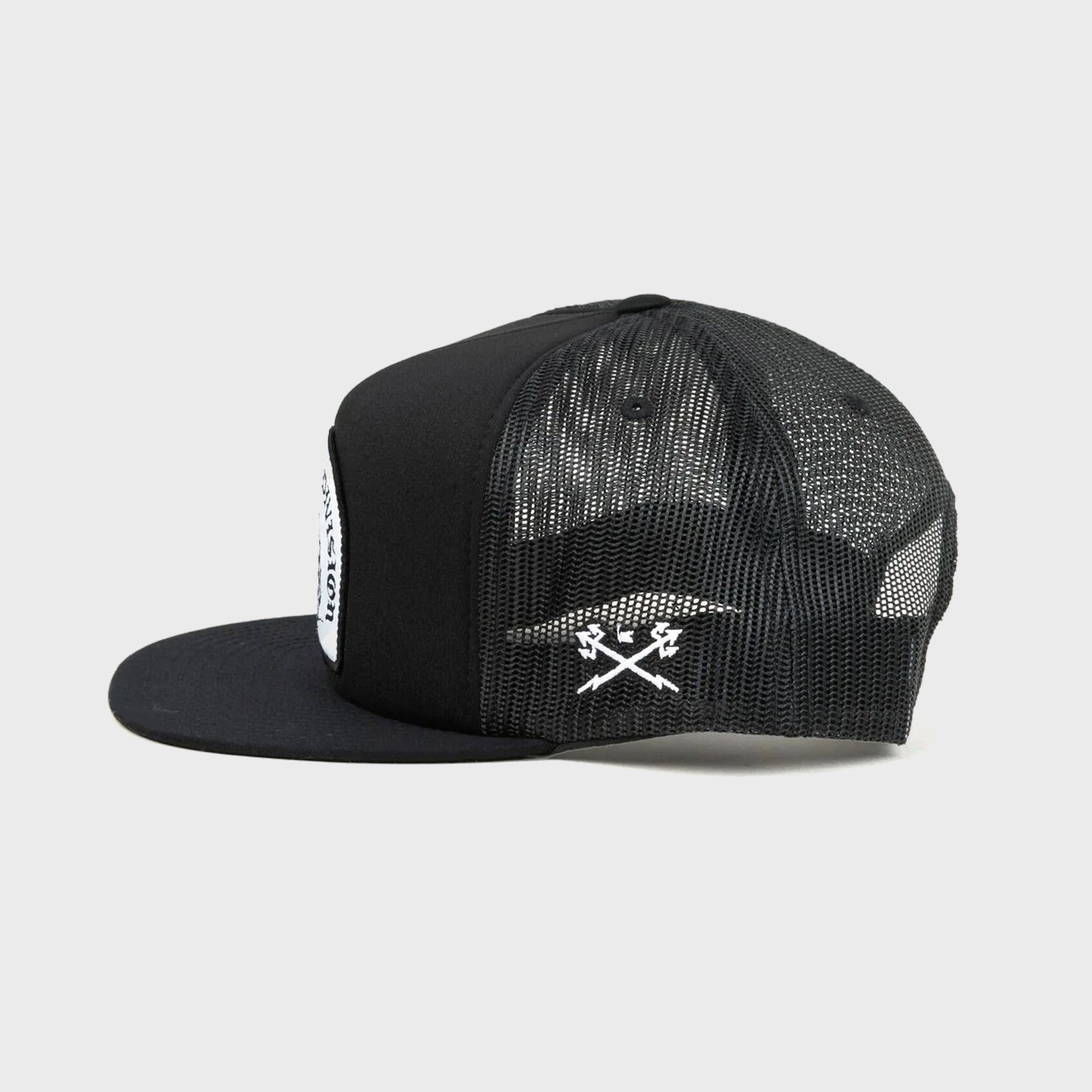 Dark Seas Clipper Hat - Black - ManGo Surfing