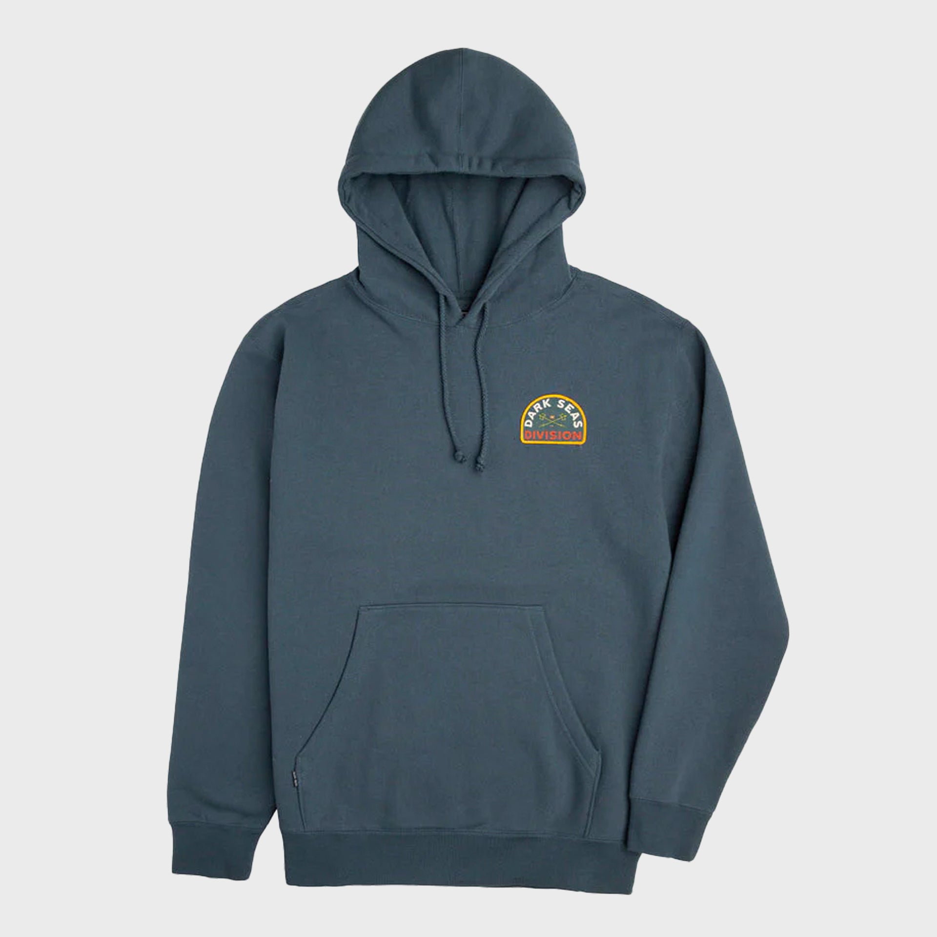 Dark Seas Cordell Heavyweight Mens Pullover Hoodie - Slate - ManGo Surfing