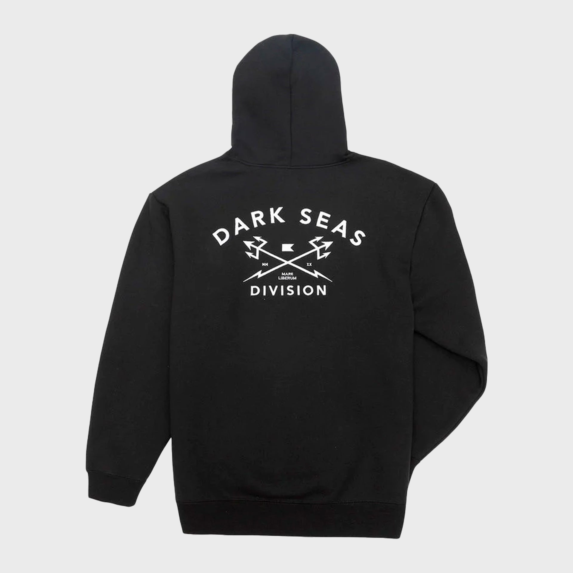 Dark Seas Headmaster Heavyweight Mens Pullover Hoodie - Black - ManGo Surfing