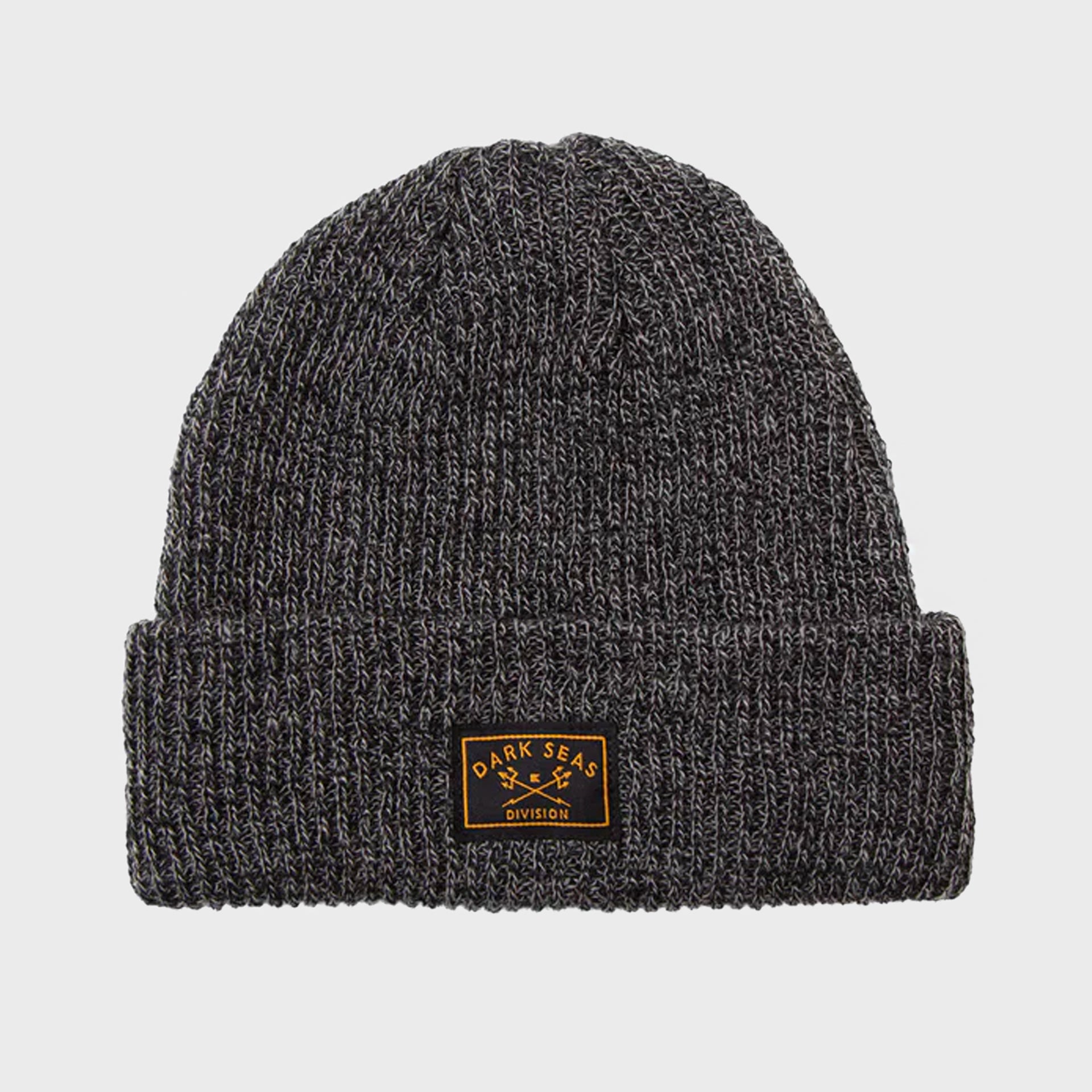 Dark Seas Kintner Beanie Hat - Black Heather - ManGo Surfing