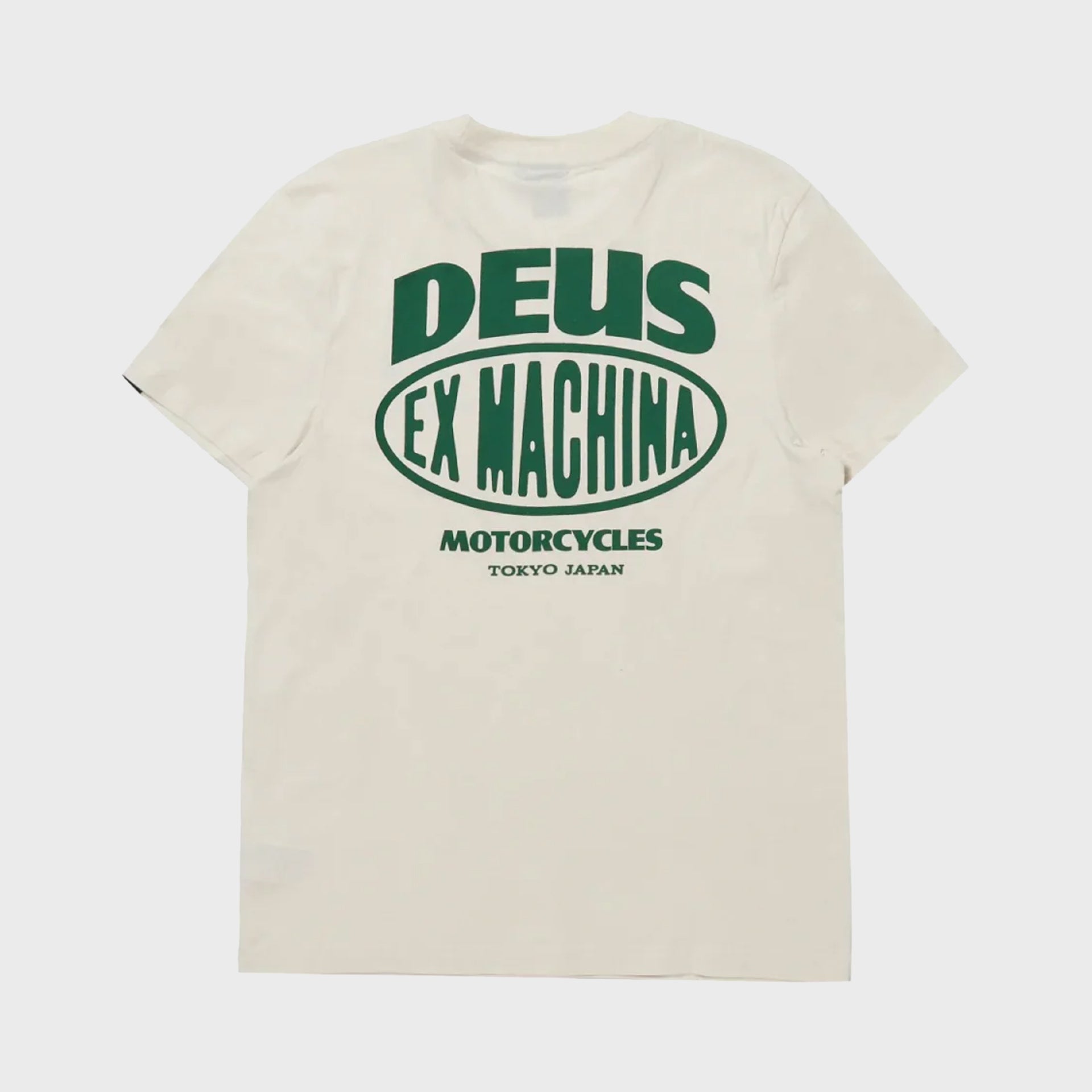 Deus Mens Bellwhether T-Shirt - Vintage White - ManGo Surfing