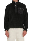 Deus Mens Reimis Pullover Fleece - Black - ManGo Surfing