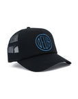 Deus Mens Pill Logo Trucker Cap - One Size - Black - ManGo Surfing