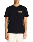 Deus Mens Drop Down T-Shirt - Black
