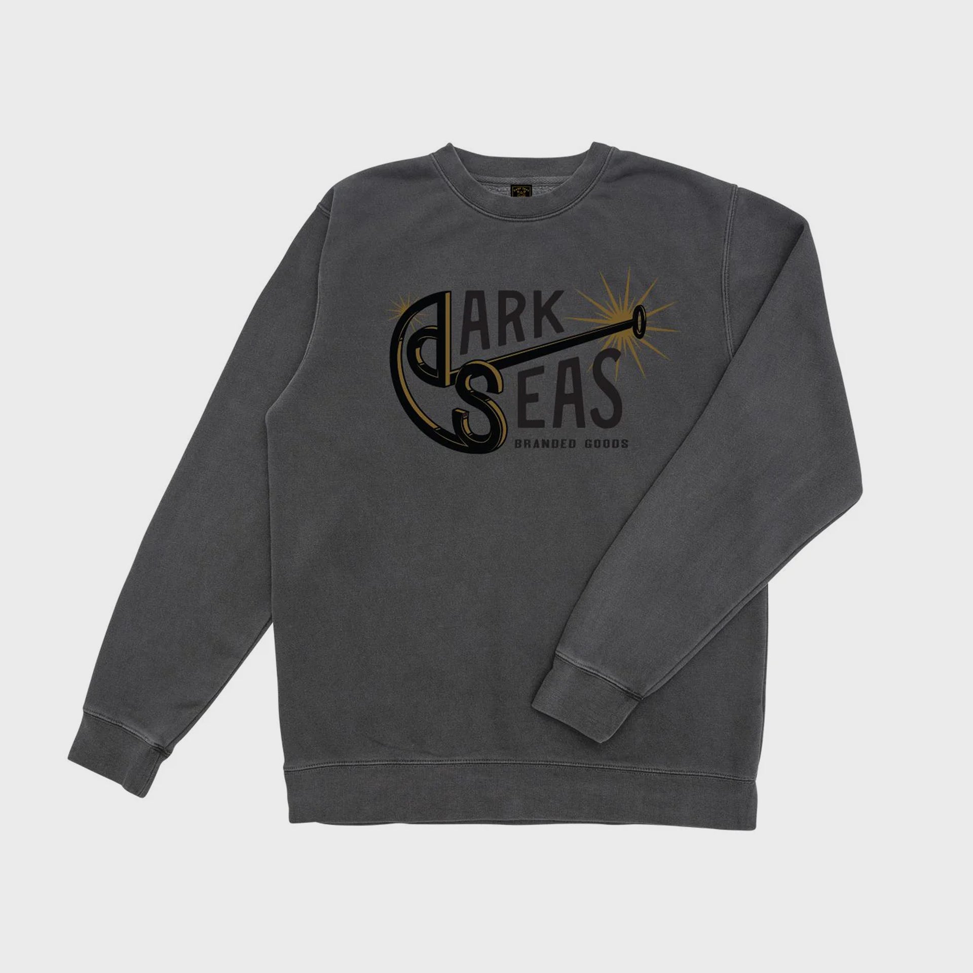 Dark Seas Mens Branding Iron Fleece - Black - ManGo Surfing