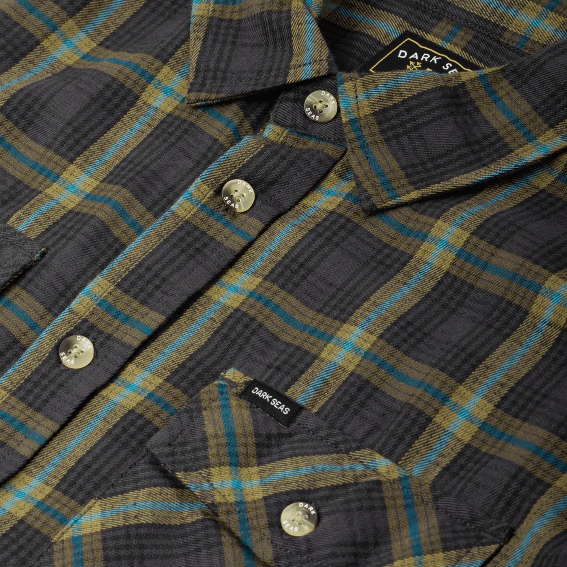 Dark Seas Mens Garrison Shirt - Black - ManGo Surfing