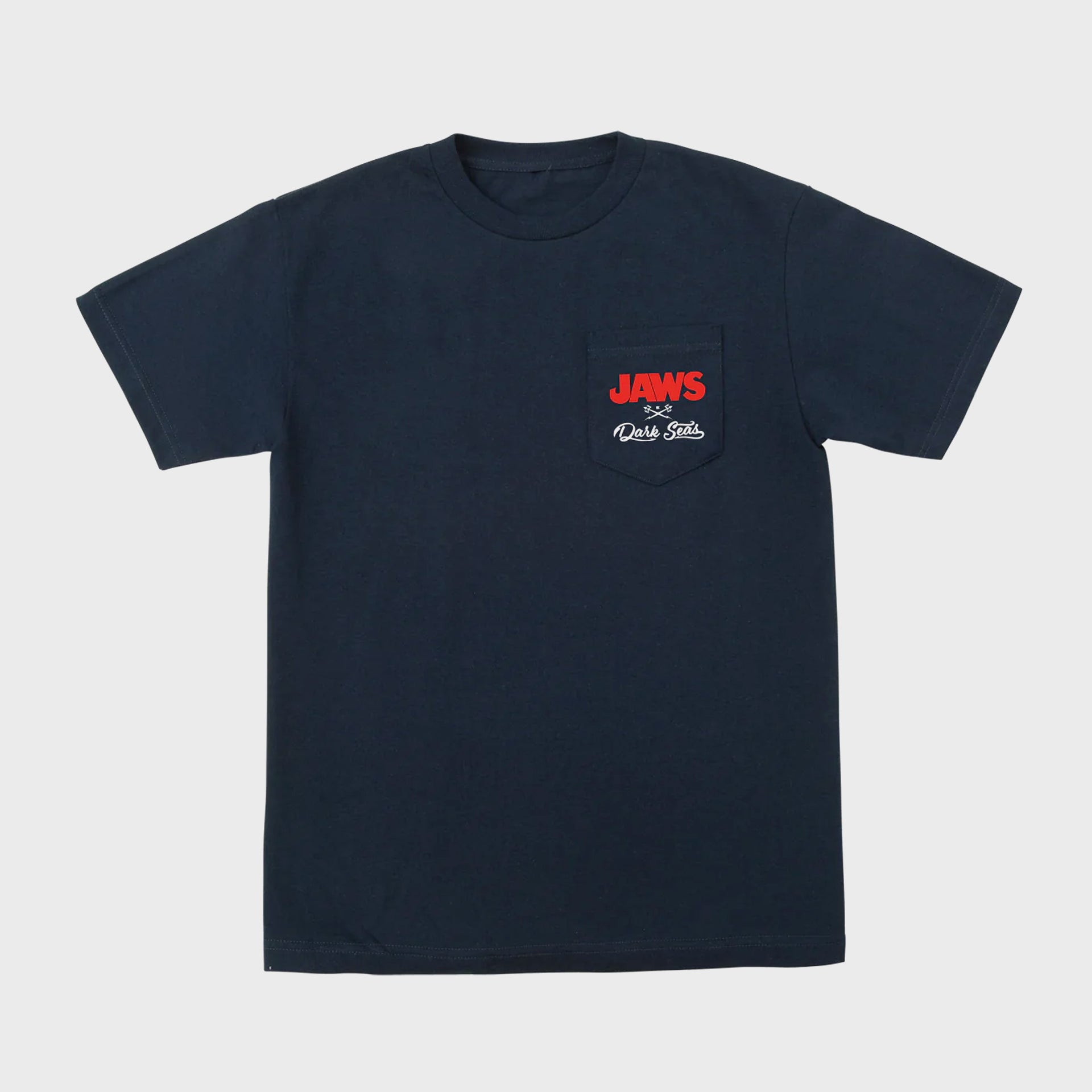 Dark Seas Mens Mouthful Pocket T-Shirt - Navy - ManGo Surfing