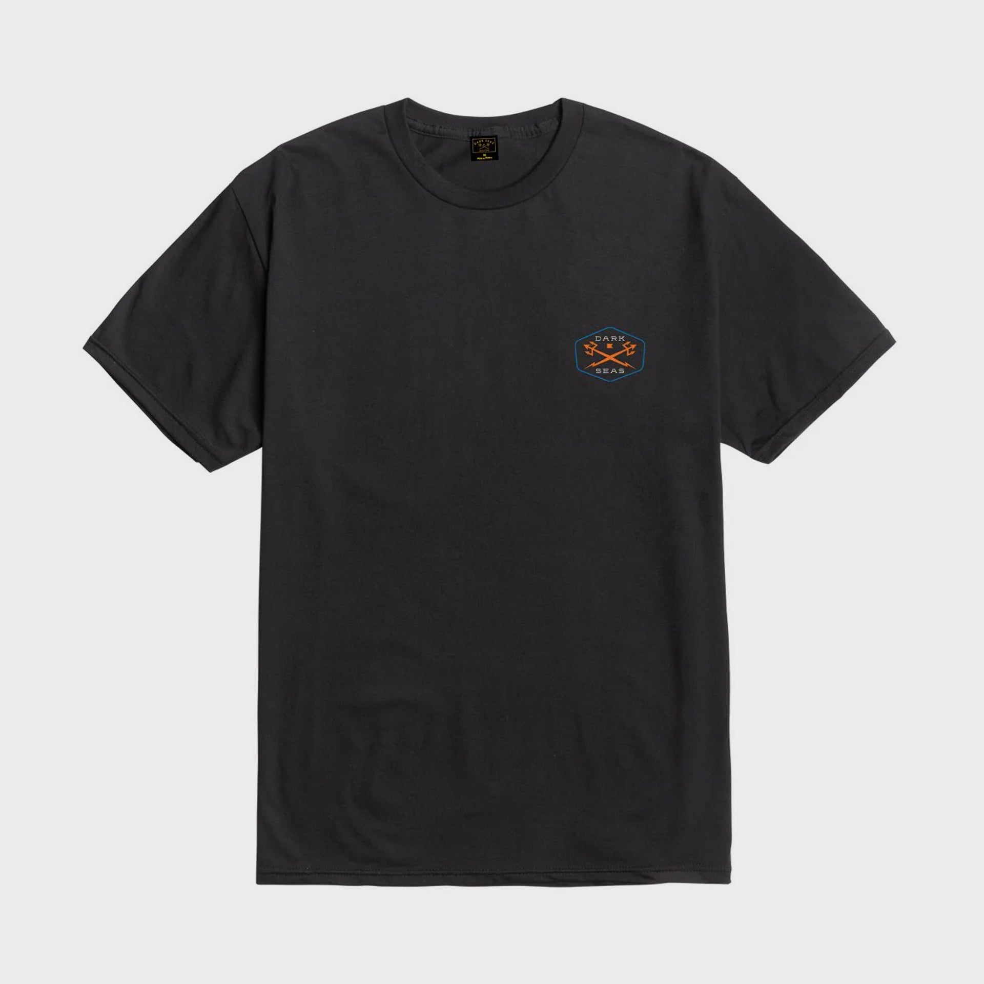 Dark Seas Mens Summit T-Shirt - Black - ManGo Surfing