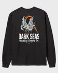 Dark Seas Nite Flyer Long Sleeve T-Shirt - Black - ManGo Surfing