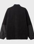 Dark Seas Russell Mockneck Fleece - Black - ManGo Surfing