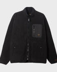 Dark Seas Russell Mockneck Fleece - Black - ManGo Surfing