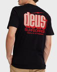 Deus Mens Bolter T-Shirt - Black - ManGo Surfing