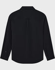 Deus Mens Frizell Travel Long Sleeve Shirt - Black - ManGo Surfing